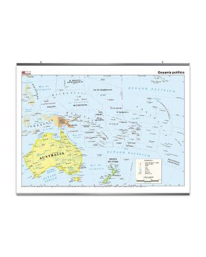 Mapa político de Oceanía
